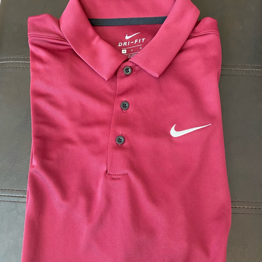 Mens Nike Dri-fit Golf Shirt Polo Size Medium NWT